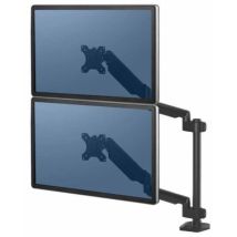 Fellowes - Platinum Series - Dual Upright Monitor Stand With Adjustable Flexible Arm To Position The Screen At The Right Height. Mit Einer Unendlichen