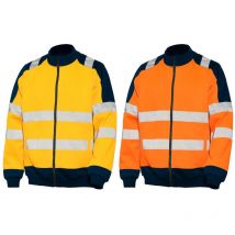 Sweat-shirt haute visibilité avec miroir de démarrage industriel 04827 - XL - Orange