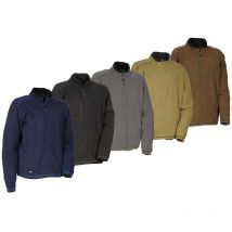 Cofra Arbeitsweatshirt Alborg – 100% metallfreies Polyester – 2 Taschen – verstellbarer Tunnelzug – Größe M – Blau