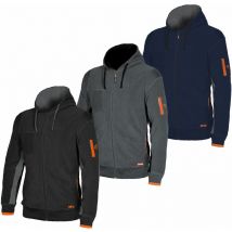 Industrial Starter Ortigara 04807 Microfleece-Arbeitsweatshirt - XXXL - Blau