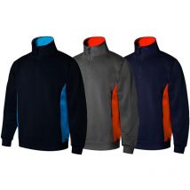 Felpa da lavoro Velilla 105704 - m - Nero/Rosso