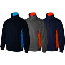 Felpa da lavoro Velilla 105704 - xl - Nero/Rosso