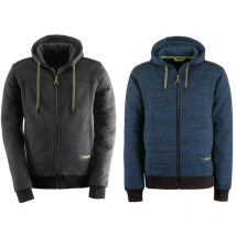 Felpa uomo da lavoro slick zip cappuccio regolabile blu avio/nero m-xxl Kapriol Blu avio'-'XXL'