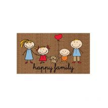 Duett - felpudo coco estampado 70 x 40 cm happy family - 998110 fam