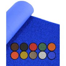 Jardin202 - Felpudo de Rizos pvc Vinílico Gran resistencia y calidad Perfecto para entradas y recepciones 1,22 x 7 m (Azul sin base)