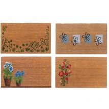 DINTEX felpudo glamour 45x75 cm surtido , Felpudo GlamourMarca: DintexFabricado con 100% coco natural fijado a una base de PVC. -Distintos decorados,