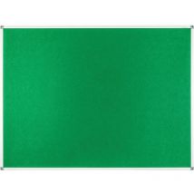 Felt Notice Board 1200X900MM Green Aluminium Trim - Offis