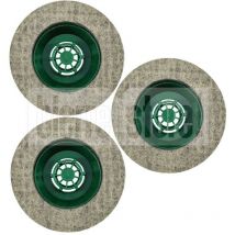 Feltro 3x spazzole ricambio lucidatrice folletto pl510 pl511 pl512 pulilux compatibile