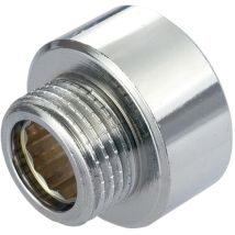 Invena - 1/2' x 3/8' Femelle rond raccords mâle tuyau réduction de chrome