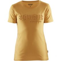 T-shirt de travail imprimé 3D femme 3431 - Miel doré s