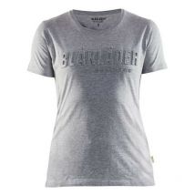 T-shirt femme logo 3D Blaklader 3431 - Gris clair - m - Gris clair