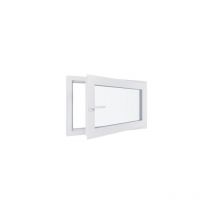 Fenêtre pvc - Triple vitrage - Tirant Droite - Blanc - LxH : 1000x600 mm