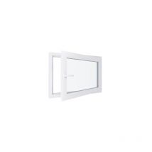 Fenêtre pvc - Triple vitrage - Tirant Droite - Blanc - LxH : 1000x700 mm