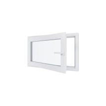 Fenêtre pvc - Triple vitrage - Tirant Gauche - Blanc - LxH : 1000x600 mm