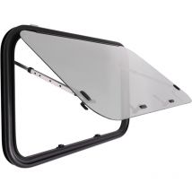 Fenêtre universelle pour camping-car, pour caravanes, caravanes, fenêtre latérale, fenêtre extérieure avec moustiquaire intégrée pour camping-cars
