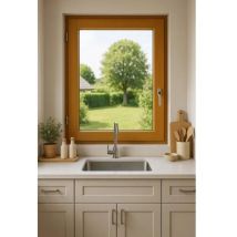 Fenster Gd-menuiseries Meranti Naturholz 75x60 Cm