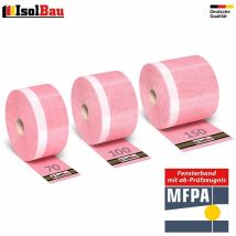 Isolbau - Fensterband Original Folienband Anschlussband Innen Fensterdichtband Profi Ware Breite: 100mm Fensterband Innen/Außen: Innen Länge: 10m