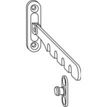 Fensterfeststeller Siegenia Favorit Si-Line braun