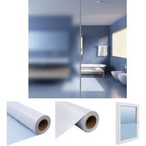 Lling - The Living Store Fensterfolie Milchglasfolie Selbstklebend 0,9x50 m - Fensterfolie - Weiß