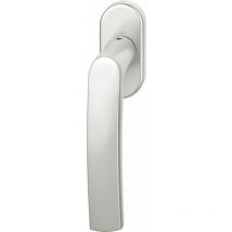 FSB - 34 1015 Fenstergriff oval verdeckt geschraubt Aluminium silber eloxiert