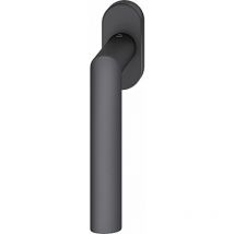FSB - 34 1144 Fenstergriff (Fensterdrücker) ovale Rosette Aluminium schwarz matt