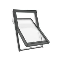 Solstro - Fenêtre de toit C4A 55 x 98 cm apy B900, pvc Blanc - ufx Raccord d'étanchéité Universel