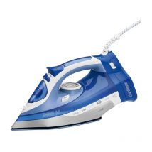 Clatronic - Fer à repasser semelle céramique avec ou sans fil 2400W db 3706 Bleu