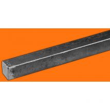 Fer carré plein en acier - 30x30mm - Longueur de 2M50 (250cm).