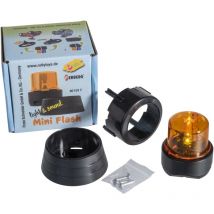 Ferbedo Torcia arancione (luce lampeggiante per cavalcabili e trattorini a pedali, auto della polizia, montata sul veicolo o sul volante) 104017