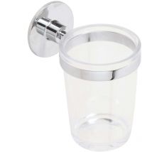 Porte-brosse à dents en acier chromé et abs idea line - 285034B