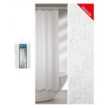 Rideau De Douche Feridras Aux Formes Naturelles Et Aux Branches Légères, Mesurant 180x200 Pour Une Expérience De Bain Relaxante Et Raffinée