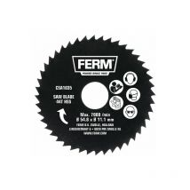 FERM CSA1035 Lame de scie 44T (HSS) - Adaptée pour stratifié - pour scie circulaire de précision