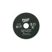 CSA1037 Lame de scie de précision 80 dents (hss) pour CSM1038 - Ferm
