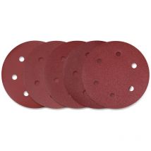 DSA1001 Lot de 25 papiers abrasifs 225mm - 5 grains différents - pour Ponceuse DSM1010 - Ferm