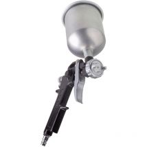 Farbspritzpistole mit Fließbecher