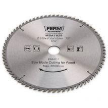 Lama circolare hss 255 x 30 mm - 72 denti. Per seghe da tavolo e troncatrici - Ferm