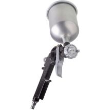 Ferm - Pistola A Spruzzo Con Serbatoio A Gravità 400cc. Pressione Di 4-6 Bar. Spruzzatore Per Verniciatura