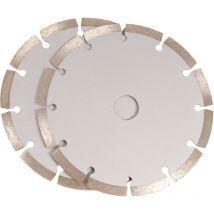 Lama diamantata 150mm (2 pezzi) - per scanalatore da muro - Ferm