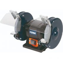 Ferm - Molatrice da banco 150W 150mm - Include 2 mole