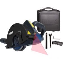 Wandfräser - 1700W - Ø125MM - Laserführung - Inkl. 2 Diamantscheiben, Staubsaugeradapter & Gehäuse - Ferm