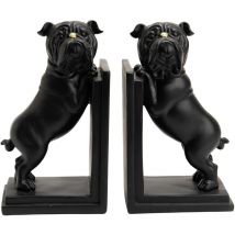 Fermalibri in poliresina Bulldog