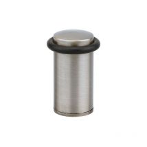 Fermaporta da pavimento, satinato, ø 29mm, altezza 58mm - Serrurerie de Picardie