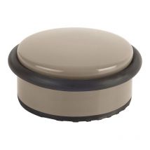 Fermaporta rimovibile Suki acciaio inox bianco, l. 10,5 x a. 4,5 x p. 10,5 cm Suki