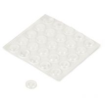 REI - Fermaporta Stile funzionale Protegge pareti e porte dagli urti Fatto di plastica Finitura trasparente Misure 771.5mm Sistema di fissaggio 1