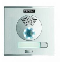 40708 Placa city S1 CP101 duox plus en aluminio anodizado para viviendas, apertura de la puerta, llamada a conserje - Fermax