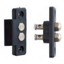 7776 Contacto doble 2CN negro - Fermax