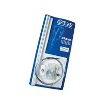 Ultraflex - Ferme imposte à câble bravo - Longueur : 3 m - Teinte : Blanc