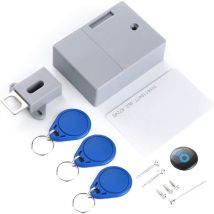 Ferme-porte Batterie Capteur de carte ic Tiroir d'armoire Intelligent diy Serrure numérique cachée invisible sans trou perforé
