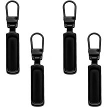 Fermeture éclair, 20 pièces de rechange Fermeture éclair, tirette de fermeture éclair en métal, pour portefeuilles, robes, jeans, valises