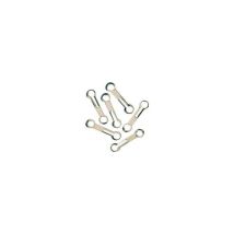 Posamo - Fermoir chaine 3,6mm Laiton chromé (Par 100)